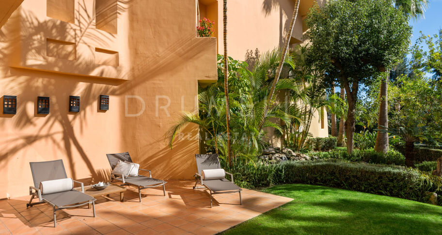 Prachtig appartement op de begane grond in Mansion Club, Marbella's Golden Mile