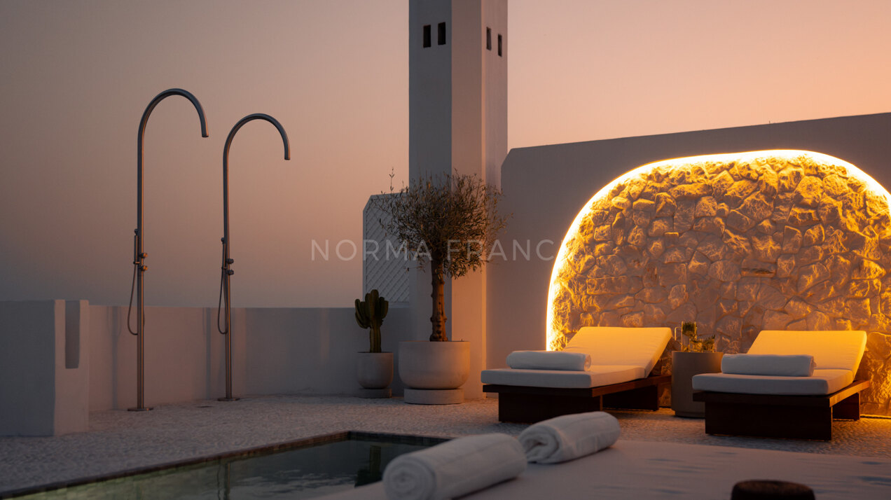 Oia Penthouse - Duplex penthouse with private pool, sea views, and prime Golden Mile location