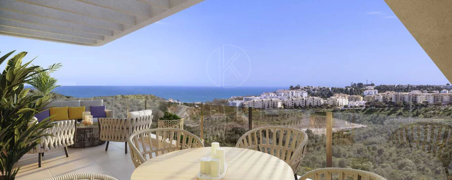 Development in Cala de Mijas, Mijas Costa