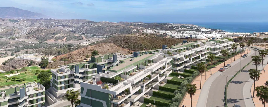 Development in Cala de Mijas, Mijas Costa
