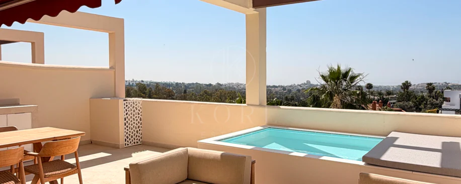 Renovated 3 Bedroom Apartment with sea & mountain views in Nueva Andalucía