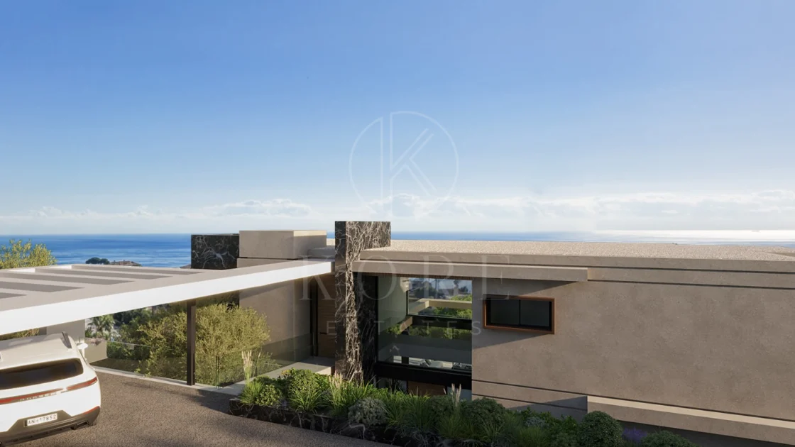 Impresionante parcela con vistas al mar, proyecto y parcela, en El Herrojo, La Quinta, Benahavís