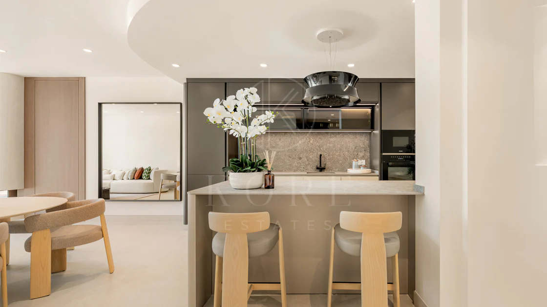 Completely renovated house with unobstructed sea views.