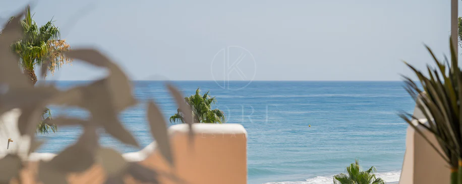 Completely renovated house with unobstructed sea views.