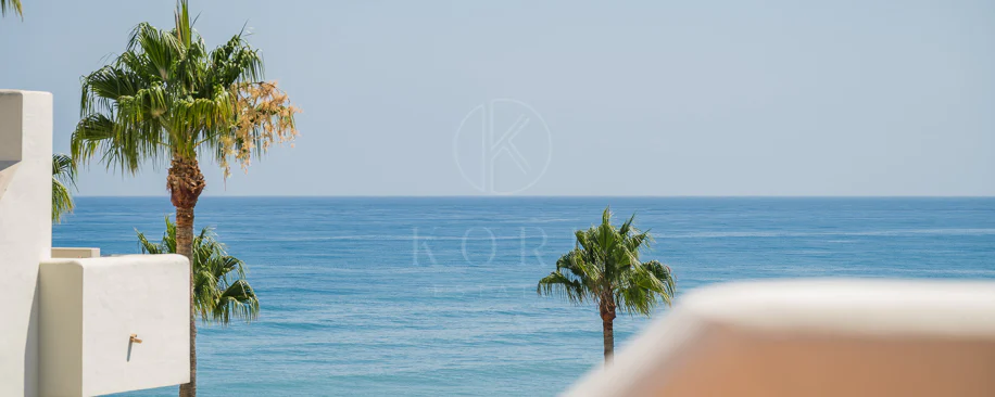 Completely renovated house with unobstructed sea views.