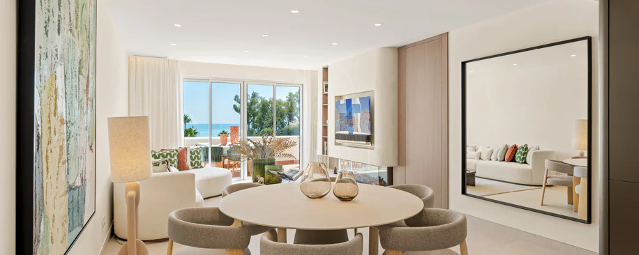 Completely renovated house with unobstructed sea views.