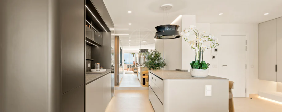 Completely renovated house with unobstructed sea views.