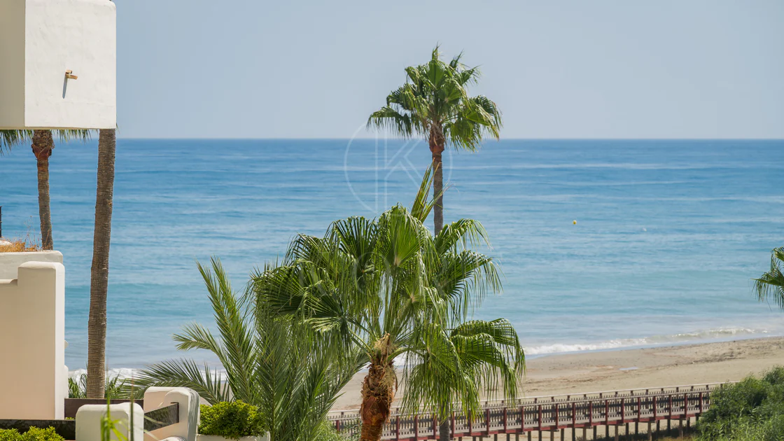 Completely renovated house with unobstructed sea views.