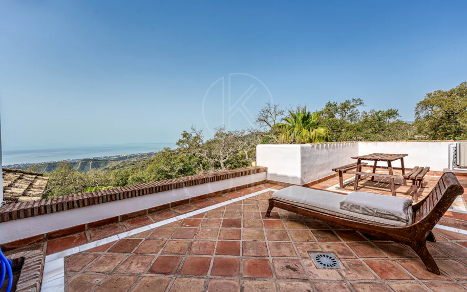 Espectacular finca con vistas al mar en La Mairena