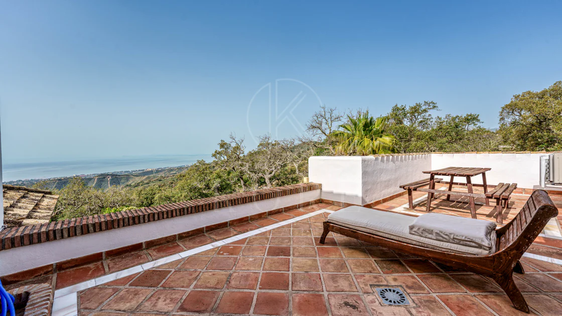 Espectacular finca con vistas al mar en La Mairena