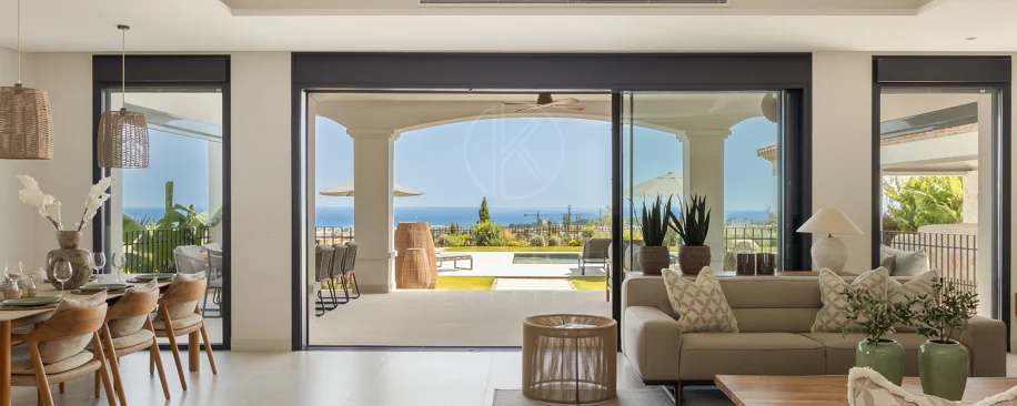 Exquisite Modern Andalusian Masterpiece with Panoramic Sea Views – Los Flamingos, Benahavís