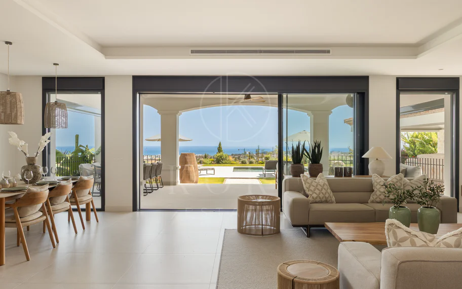 Exquisita obra maestra andaluza moderna con vistas panorámicas al mar – Los Flamingos, Benahavís