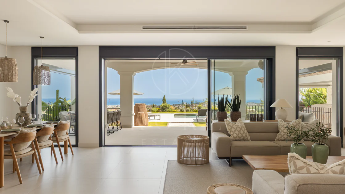 Exquisite Modern Andalusian Masterpiece with Panoramic Sea Views – Los Flamingos, Benahavís
