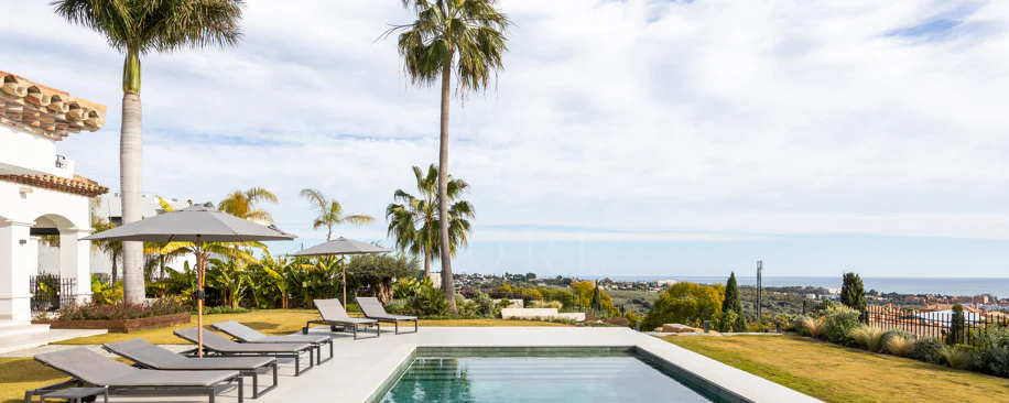 Exquisite Modern Andalusian Masterpiece with Panoramic Sea Views – Los Flamingos, Benahavís