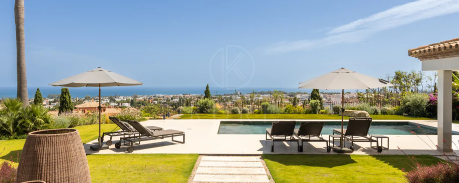 Exquisite Modern Andalusian Masterpiece with Panoramic Sea Views – Los Flamingos, Benahavís