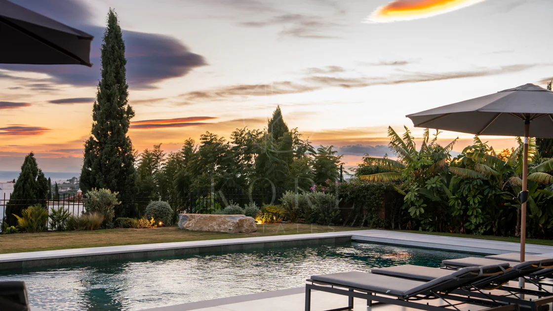 Exquisite Modern Andalusian Masterpiece with Panoramic Sea Views – Los Flamingos, Benahavís