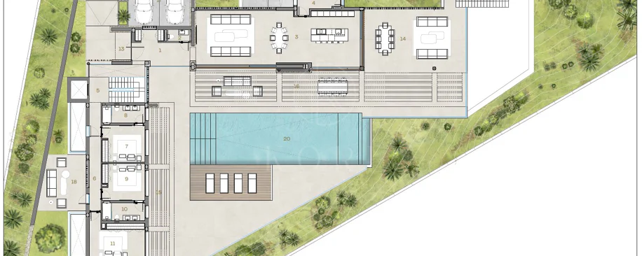 Vilă contemporană de lux de vânzare în La Cala Golf, Mijas - Malaga, Spania