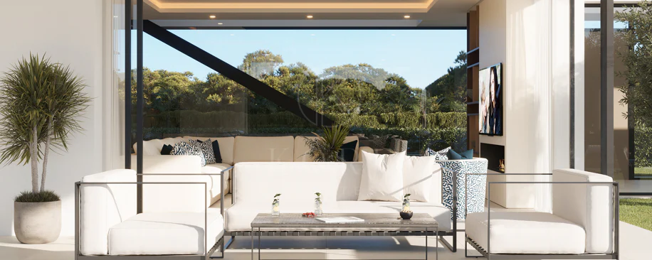 Villa de lujo con vistas panorámicas al mar y al golf – Finalización 2027, Artola Alta, Marbella
