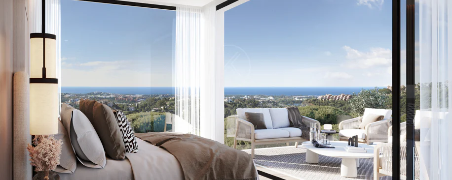 Villa de lujo con vistas panorámicas al mar y al golf – Finalización 2027, Artola Alta, Marbella