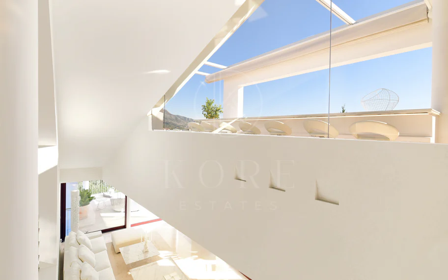 Villa totalmente renovada con vistas panorámicas a la montaña junto a Los Naranjos