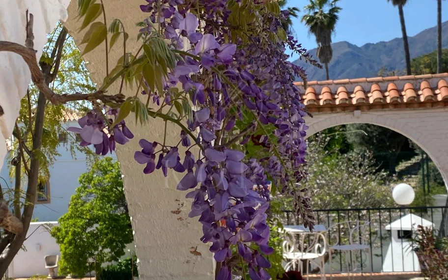 Encantadora villa con vistas panorámicas al mar en Puerto Romano, Estepona
