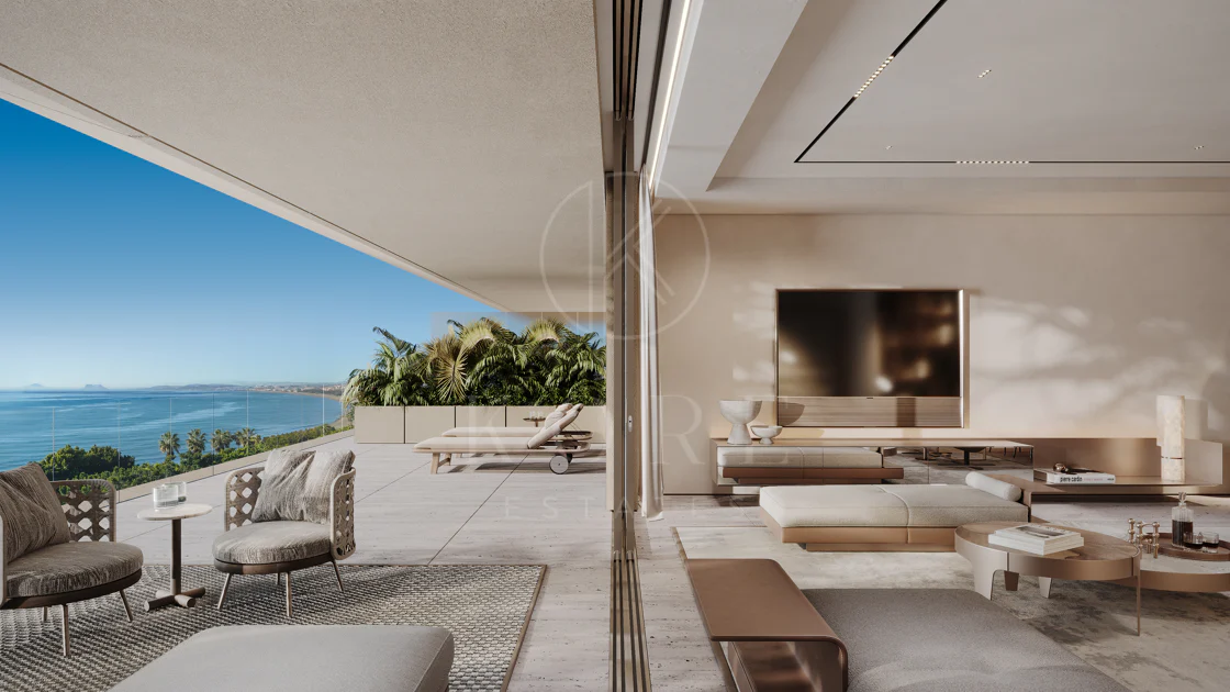 Fully Serviced Luxury Duplex Penthouse for Sale in Tyrian, Estepona – Beachfront