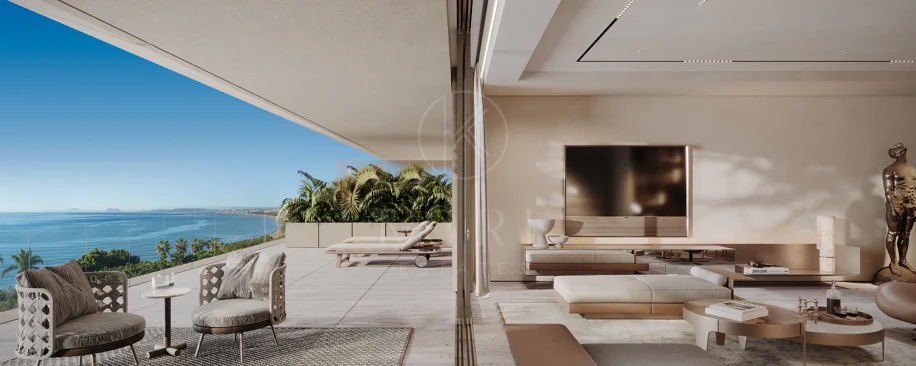 Fully Serviced Luxury Duplex Penthouse for Sale in Tyrian, Estepona – Beachfront