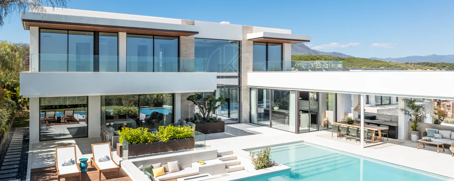 Newly built spacious modern villa in Majestic, Casares