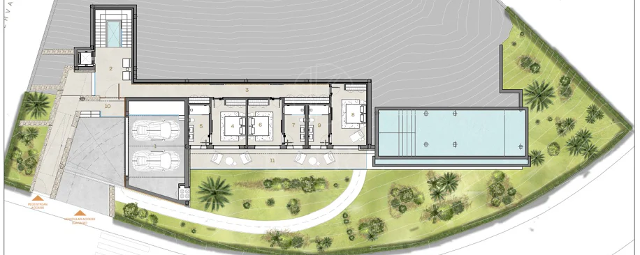 Villa con vistas al mar y montaña en venta en La Reserva de la Cala Golf