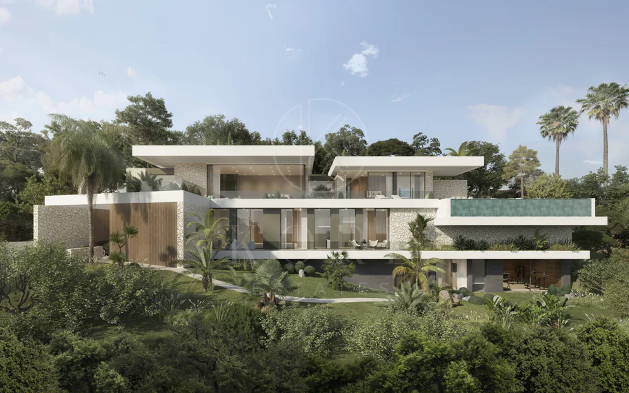 Villa con vistas al mar y montaña en venta en La Reserva de la Cala Golf