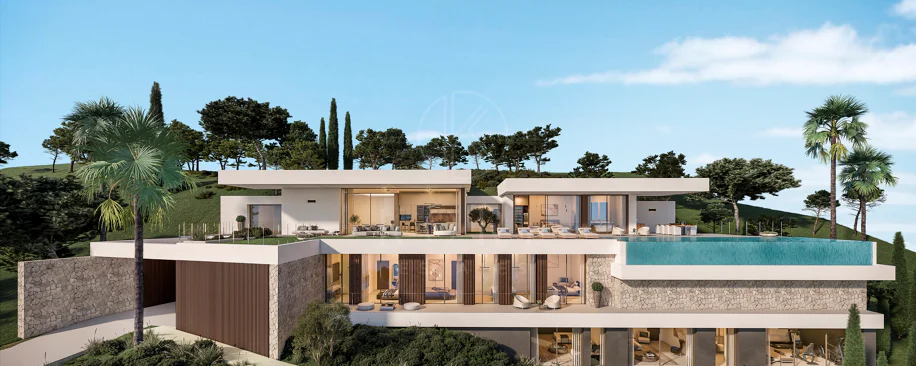 Villa con vistas al mar y montaña en venta en La Reserva de la Cala Golf