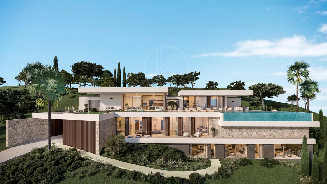 Villa con vistas al mar y montaña en venta en La Reserva de la Cala Golf
