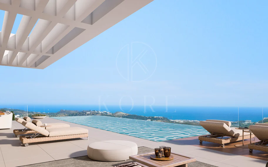 Villa con vistas al mar y montaña en venta en La Reserva de la Cala Golf