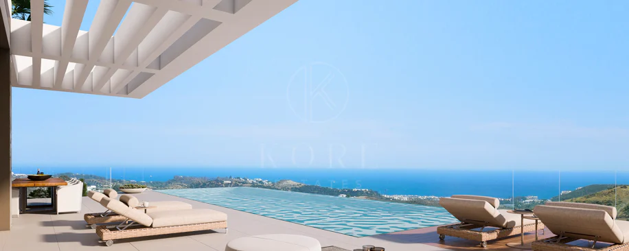 Villa con vistas al mar y montaña en venta en La Reserva de la Cala Golf