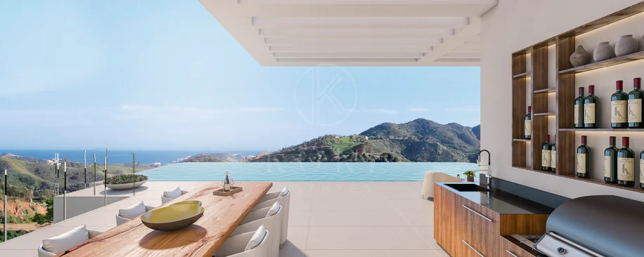 Villa con vistas al mar y montaña en venta en La Reserva de la Cala Golf