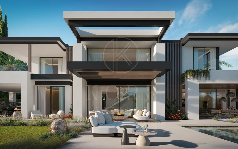 Blume, exclusiva colección boutique de 3 villas contemporáneas a pocos pasos de la playa, en una de las zonas residenciales más exclusivas de Marbella.
