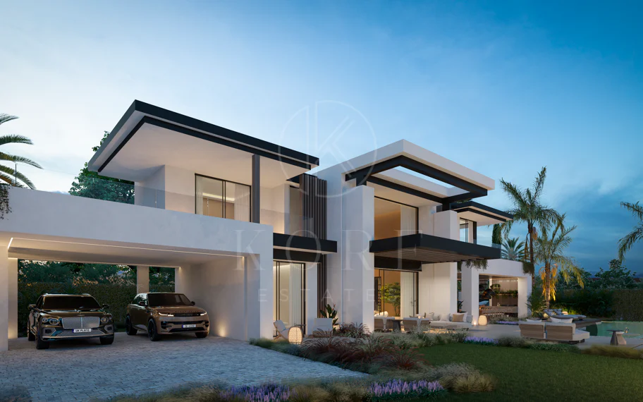 Blume, exclusiva colección boutique de 3 villas contemporáneas a pocos pasos de la playa, en una de las zonas residenciales más exclusivas de Marbella.