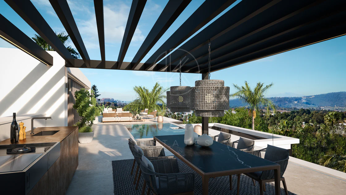 Blume, an exclusive boutique collection of 3 contemporary villas just steps from the beach, in one of Marbella’s most prestigious residential areas.