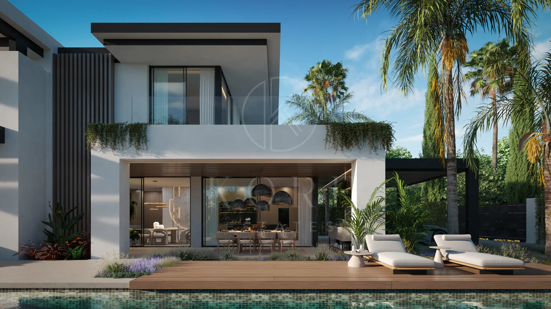 Blume, an exclusive boutique collection of 3 contemporary villas just steps from the beach, in one of Marbella’s most prestigious residential areas.