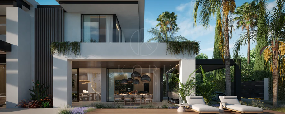 Blume, an exclusive boutique collection of 3 contemporary villas just steps from the beach, in one of Marbella’s most prestigious residential areas.