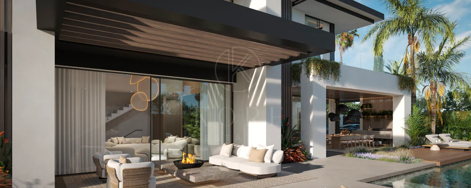 Blume, an exclusive boutique collection of 3 contemporary villas just steps from the beach, in one of Marbella’s most prestigious residential areas.
