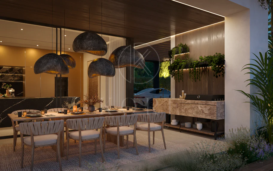 Blume, exclusiva colección boutique de 3 villas contemporáneas a pocos pasos de la playa, en una de las zonas residenciales más exclusivas de Marbella.