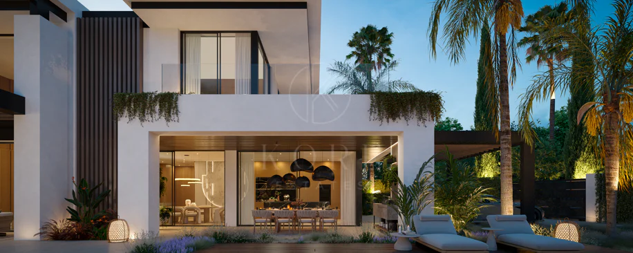 Blume, an exclusive boutique collection of 3 contemporary villas just steps from the beach, in one of Marbella’s most prestigious residential areas.