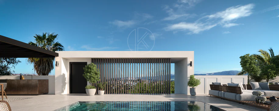 Blume, an exclusive boutique collection of 3 contemporary villas just steps from the beach, in one of Marbella’s most prestigious residential areas.