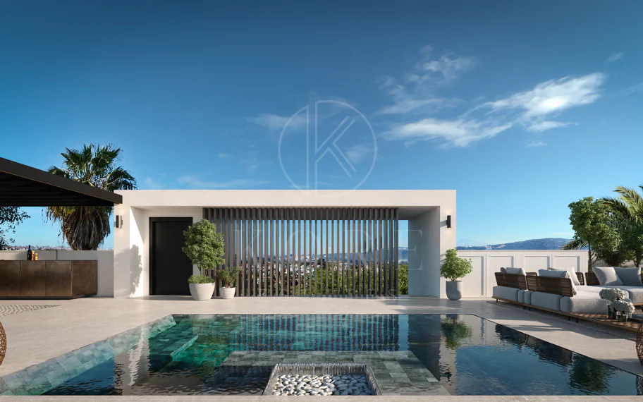 Blume, exclusiva colección boutique de 3 villas contemporáneas a pocos pasos de la playa, en una de las zonas residenciales más exclusivas de Marbella.