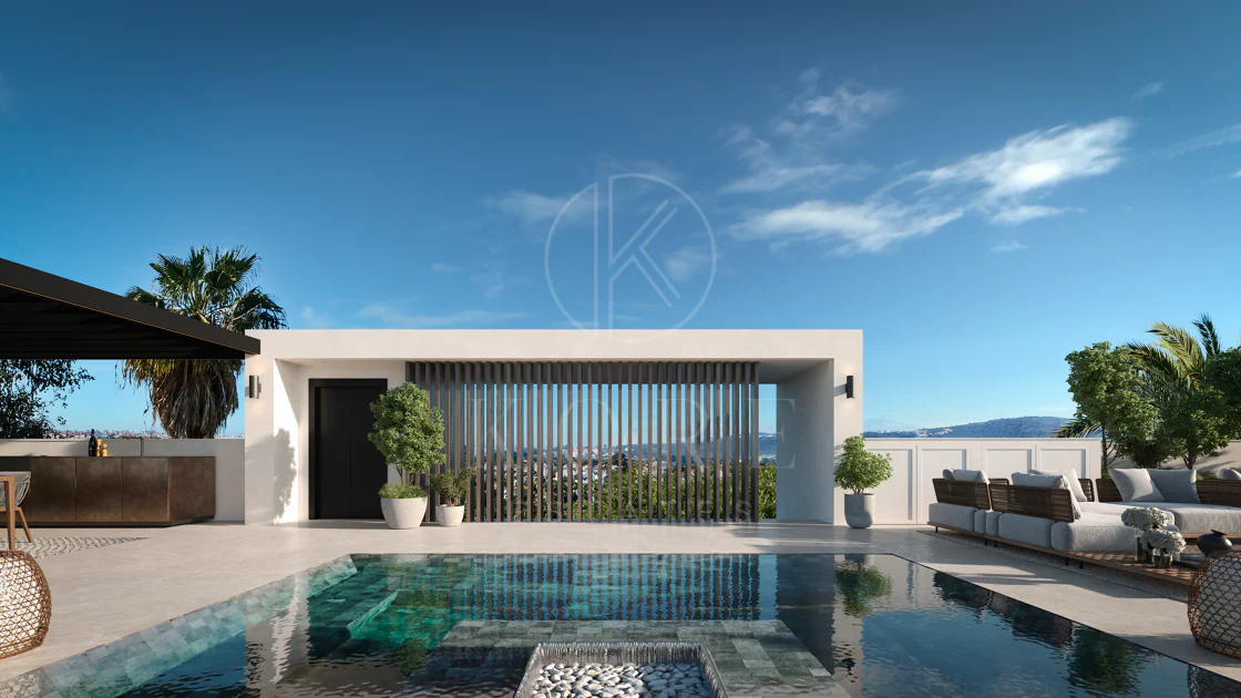 Blume, an exclusive boutique collection of 3 contemporary villas just steps from the beach, in one of Marbella’s most prestigious residential areas.