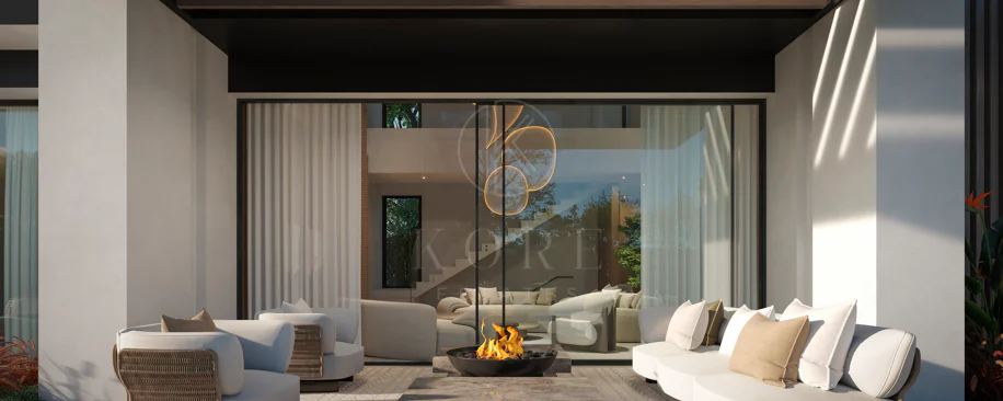 Blume, an exclusive boutique collection of 3 contemporary villas just steps from the beach, in one of Marbella’s most prestigious residential areas.