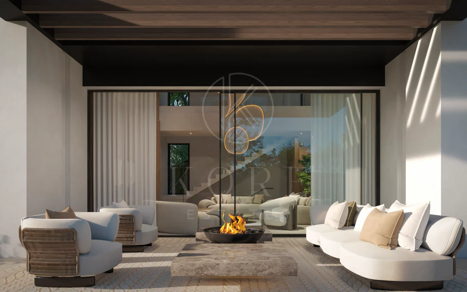 Blume, exclusiva colección boutique de 3 villas contemporáneas a pocos pasos de la playa, en una de las zonas residenciales más exclusivas de Marbella.