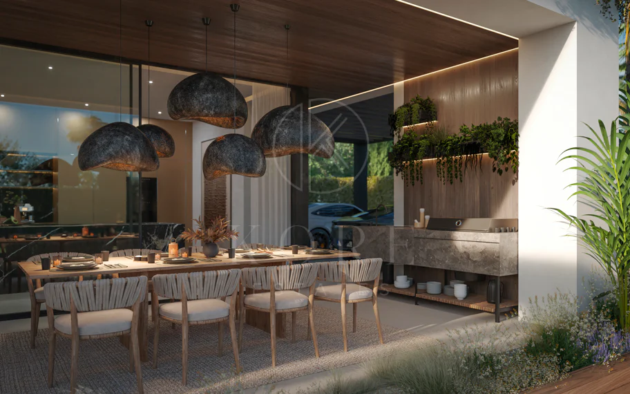 Blume, exclusiva colección boutique de 3 villas contemporáneas a pocos pasos de la playa, en una de las zonas residenciales más exclusivas de Marbella.