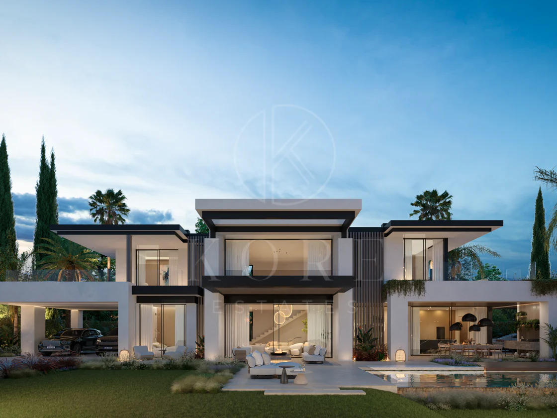 Blume, an exclusive boutique collection of 3 contemporary villas just steps from the beach, in one of Marbella’s most prestigious residential areas.